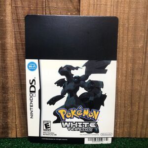Pokemon White Version BLOCKBUSTER BACKER CARD 5"x8" Nintendo DS Promo Display